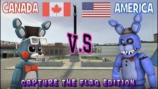 CANADA VS AMERICA  Gmod Capture The Flag Deathmatch [upl. by Herahab]