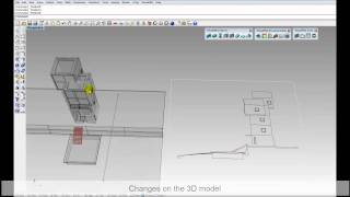 VisualARQ 1 Create a section View in 2D in Rhino [upl. by Amikan]