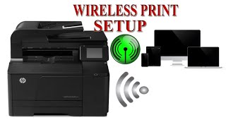 HP Laser Jet Pro 200 Color Wireless Print Setup [upl. by Trinity]