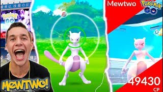 FIRST EVER MEWTWO IN POKÉMON GO CAUGHT [upl. by Nila]