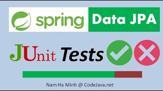 JUnit Tests for Spring Data JPA Test CRUD operations [upl. by Ilocin]