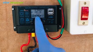 How to Install Solar Inverter  Offgrid Solar Power System  12V Battery  100W Panel [upl. by Noslrac759]