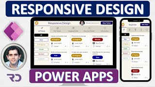 How to build Responsive Power Apps  Responsive Layouts Tabs Galleries amp Forms [upl. by Tenaj810]