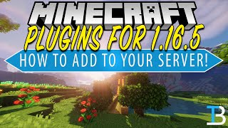 How To Add Plugins to a Minecraft Server 1165 [upl. by Alywt]