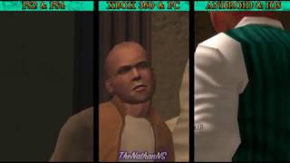 BULLY GRAPHICS COMPARISON  Original VS Scholarship Edition VS Anniversary Edition [upl. by Sucramrej848]