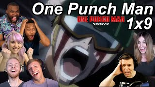 One Punch Man 1x9 Reactions  Great Anime Reactors  【ワンパンマン】【海外の反応】 [upl. by Aneem]