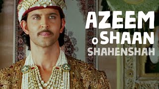 Jodhaa Akbar  Azeem o Shaan Shahenshah Lyrics  Ar Rahman  Lyric [upl. by Ruffina800]