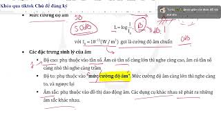 Lớp 11 Buổi 22 Sóng âm [upl. by Nagard]