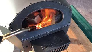 Bertello Pizza Oven fire starting and management [upl. by Assert436]