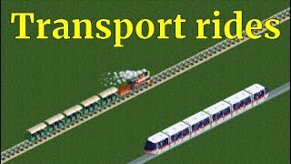 RCT2  Ride overview  Transport rides [upl. by Gayelord]