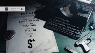 Resident Evil 2 Remake  How to unlock Minimalist  Frugalist Trophy  Achievement [upl. by Yssep7]