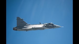 First flight success for Gripen E [upl. by Aicnilav767]