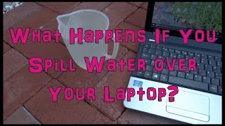 What Happens If You Spill Water over Your Laptop [upl. by Sela]