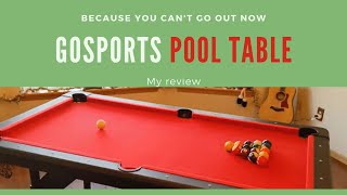 GoSports Pool Table Review [upl. by Ehsom]