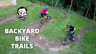 Backyard MTB Trails  Building amp Riding [upl. by Odraboel]