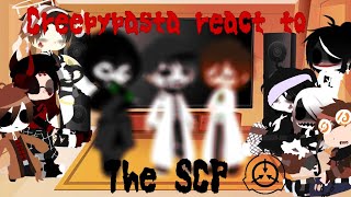 Creepypasta React to ✨SCP✨Yes this is LaZy THIS IS OLD ASF [upl. by Barnabe]