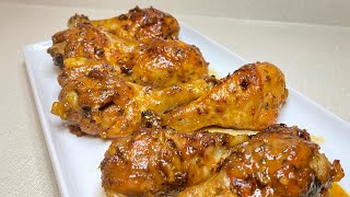 Honey Mustard Chicken Drumsticks  Easy Baked Chicken Recipe [upl. by Hutchings791]