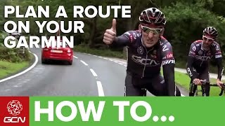 How To Plan A Route Using Your Garmin [upl. by Vinna802]