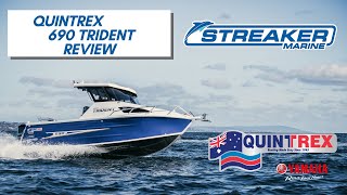 QUINTREX 690 TRIDENT BOAT REVIEW [upl. by Eelrak228]