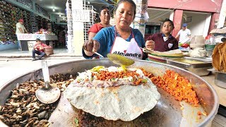 EXTREME Mexican Street Food in Oaxaca  INSANE Mexican Street Food Tour in Oaxaca Mexico [upl. by Panchito]