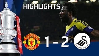 MANCHESTER UNITED vs SWANSEA CITY 12 Official Goals amp Highlights FA Cup Third Round [upl. by Tartaglia]