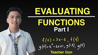 Evaluating Functions Part 1  Grade 11 General Mathematics [upl. by Adnalue]