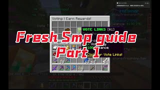 Minecraft Fresh Smp guide part 1 [upl. by Nyvar]