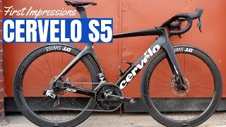 Cervelo S5 First Impressions A Super Stiff Aero Road Bike [upl. by Mairam]