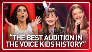 These SISTERS voices SHOOK the coaches in The Voice Kids  Journey 63 [upl. by Duhl304]