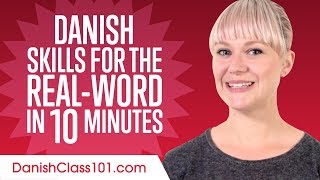 Danish Skills for the RealWord Spoken Danish Practice [upl. by Inatsed]