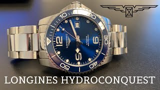 Longines Hydroconquest  Great EntryLevel Luxury Divewatch [upl. by Eanrahc]