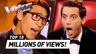 MOST TRENDING Blind Auditions of 2019  The Voice Rewind [upl. by Dnomsed]