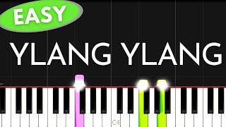 Fkj  Ylang Ylang  Easy Piano tutorial [upl. by Enar]