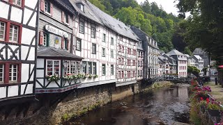 Walking in Monschau  Eifel Region  Germany 4K⁶⁰ [upl. by Procora]