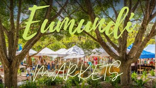 Eumundi Markets Walkaround Sunshine Coast [upl. by Flori453]