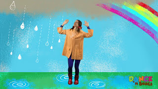 Preschool Learn to Dance Drip Drop Rain [upl. by Dee52]