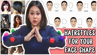 BEST HAIRCUT TO SUIT YOUR FACE SHAPE Round Oval Heart SquareHow To Pick ThatQuirkyMiss [upl. by Delorenzo]