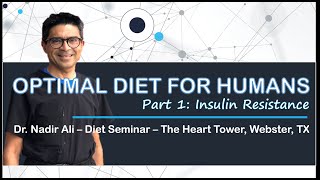 Optimal Diet for Humans Insulin Resistance  Dr Nadir Ali [upl. by Apilef]