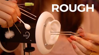 ASMR Rough Ear Cleaning No Talking [upl. by Wentworth]