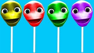 Dame Tu Cosita Challenge Finger Family Song Lollipop Nursery Rhymes [upl. by Notrem855]