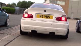 BMW E46 M3 Exhaust comparison  Eisenmann V Supersprint V OEM [upl. by Rori]