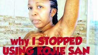 why I STOPPED USING KOJIE SAN  KOJIC ACID SOAP  SKIN LIGHTENING SOAP  CAKE SOAP  Sacha Bloom [upl. by Ruff761]