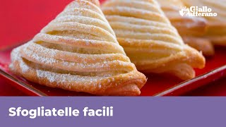 SFOGLIATELLE FACILI  Con pasta sfoglia pronta [upl. by Arihay]