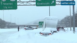 Wintersturm im Osten der USA 18122020 [upl. by Osher]