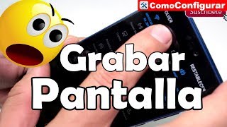 Cómo grabar la pantalla del móvil o celular huawei P20 Lite Manual comoconfigurar [upl. by Solrak]