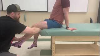 Manual Muscle Test amp Lengthening  Quadriceps [upl. by Katalin]