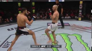 UFC 209 Vannata Cartwheel Kick [upl. by Flossy]