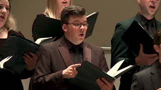 A Little Jazz Mass Bob Chilcott  Baylor University A Cappella Choir and Jazz Combo [upl. by Yeldud]