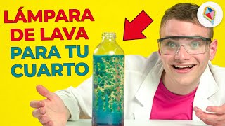 TUTORIAL 🔔 La manera MÁS FÁCIL de hacer una LÁMPARA DE LAVA  Pegamente [upl. by Rik549]