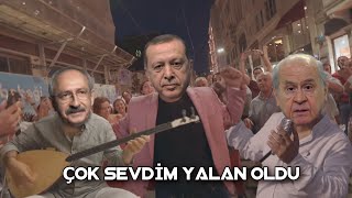 RTE amp Kılıçdaroğlu  Çok Sevdim Yalan Oldu Ft Bahçeli [upl. by Attikram552]